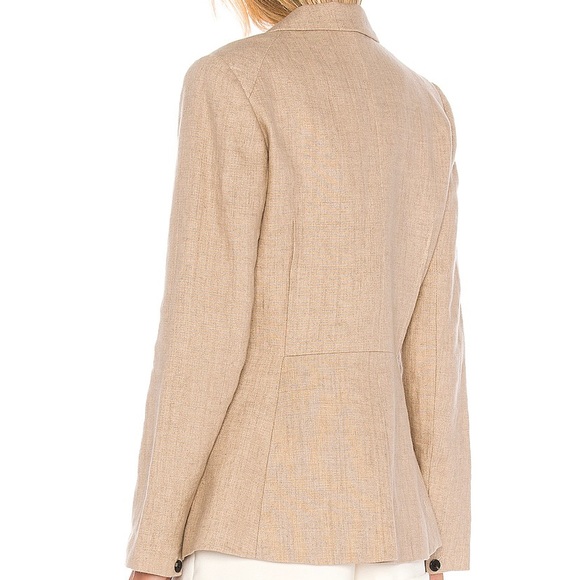 Linen Blazer in Natural/Beige/Sand - Picture 4 of 4